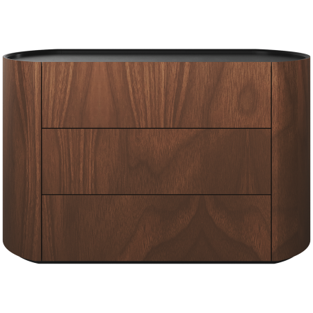 Комод Lagom 3 ящика ширина 120 см (орех