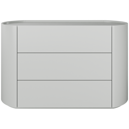 Комод Lagom 3 ящика ширина 120 см (светло-серый)