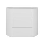 Комод Lagom 3 ящика ширина 90 см (белый)