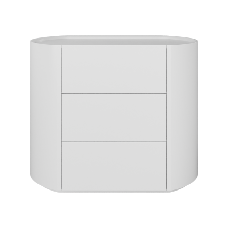 Комод Lagom 3 ящика ширина 90 см (белый)