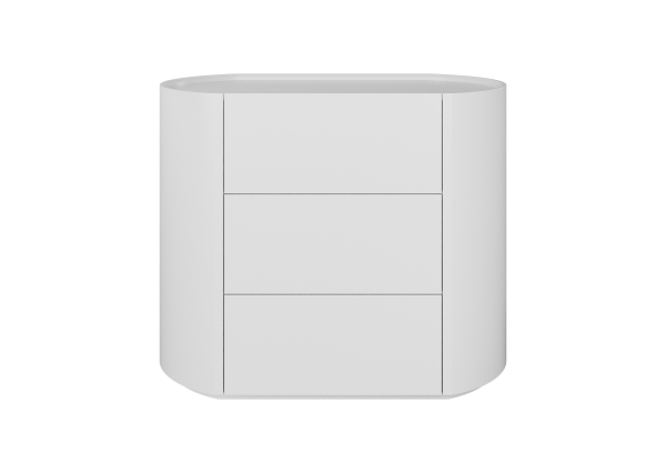 Комод Lagom 3 ящика ширина 90 см (белый)