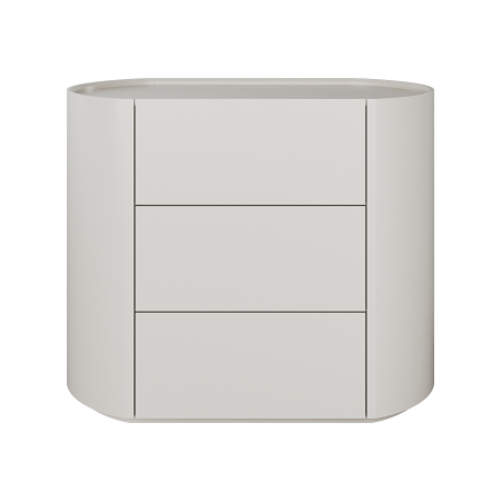 Комод Lagom 3 ящика ширина 90 см (дымка)