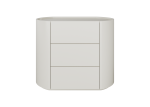 Комод Lagom 3 ящика ширина 90 см (молочный)