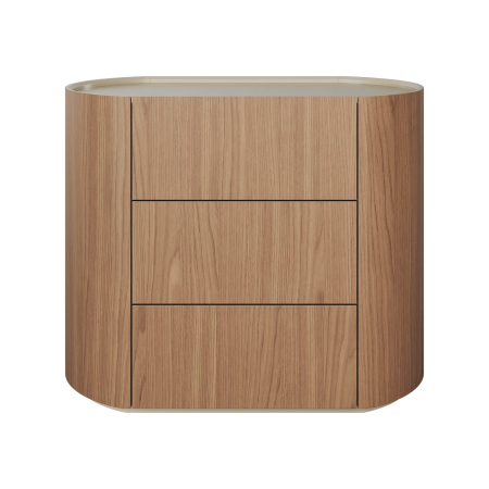 Комод Lagom 3 ящика ширина 90 см (натуральный дуб