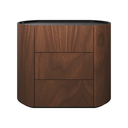 Комод Lagom 3 ящика ширина 90 см (орех
