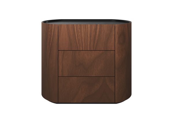 Комод Lagom 3 ящика ширина 90 см (орех