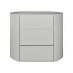 Комод Lagom 3 ящика ширина 90 см (серо-бежевый)