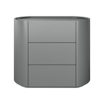 Комод Lagom 3 ящика ширина 90 см (серый)