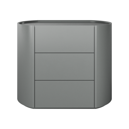 Комод Lagom 3 ящика ширина 90 см (серый)