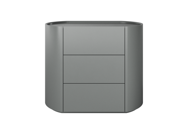 Комод Lagom 3 ящика ширина 90 см (серый)