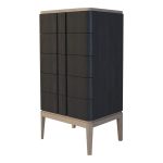 Комод Line 5 ящиков (черный)