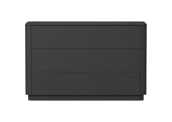 Комод Tammi 3 ящика ширина 120 см (черный)