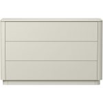 Комод Tammi 3 ящика ширина 120 см (молочный)