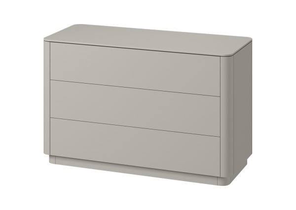 Комод Tammi 3 ящика ширина 120 см (серо-бежевый) — изображение 2