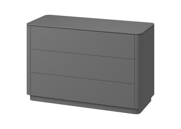 Комод Tammi 3 ящика ширина 120 см (серый) — изображение 2
