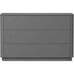 Комод Tammi 3 ящика ширина 120 см (серый)