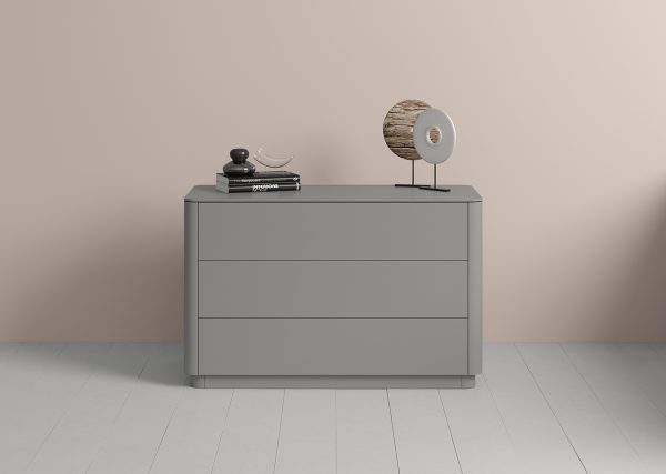 Комод Tammi 3 ящика ширина 120 см (серый) — изображение 3