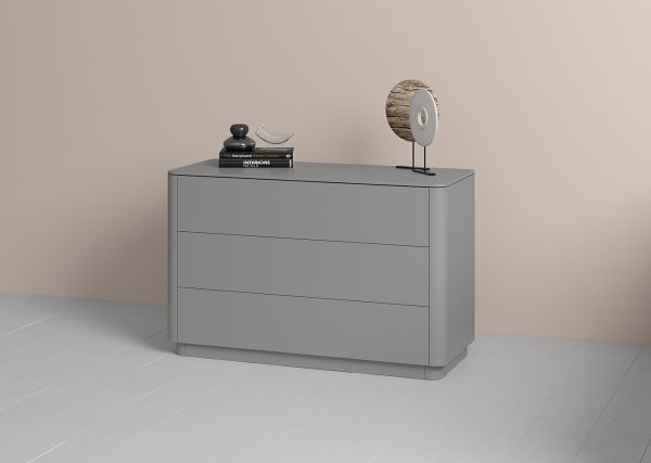 Комод Tammi 3 ящика ширина 120 см (серый) — изображение 4