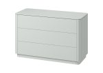 Комод Tammi 3 ящика ширина 120 см (светло-серый) — изображение 2