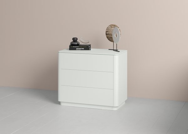 Комод Tammi 3 ящика ширина 90 см (белый) — изображение 4
