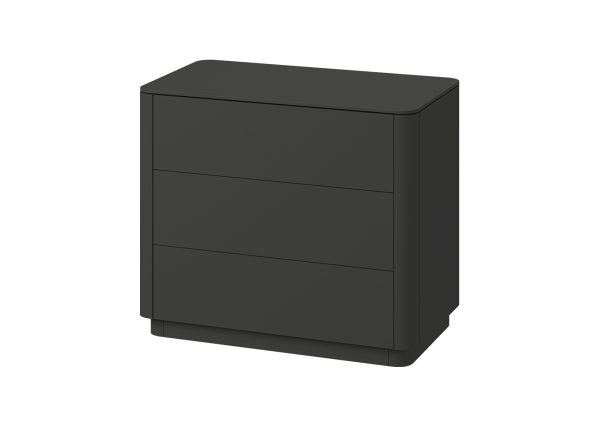 Комод Tammi 3 ящика ширина 90 см (черный) — изображение 2