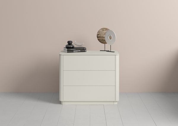 Комод Tammi 3 ящика ширина 90 см (молочный) — изображение 3