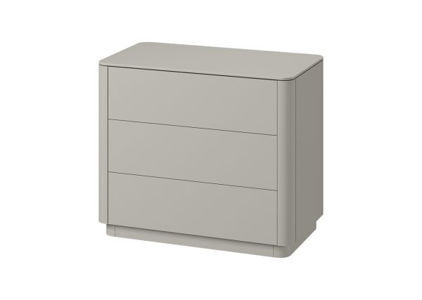 Комод Tammi 3 ящика ширина 90 см (серо-бежевый) — изображение 2