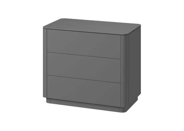 Комод Tammi 3 ящика ширина 90 см (серый) — изображение 2