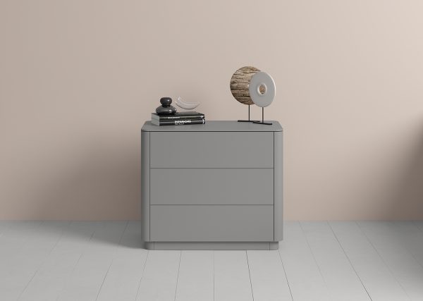 Комод Tammi 3 ящика ширина 90 см (серый) — изображение 3