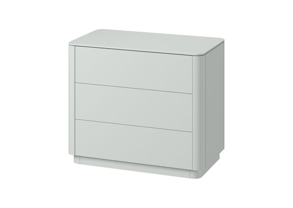Комод Tammi 3 ящика ширина 90 см (светло-серый) — изображение 2