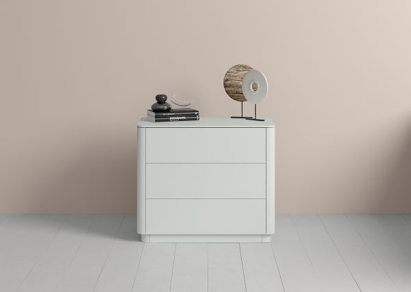 Комод Tammi 3 ящика ширина 90 см (светло-серый) — изображение 3