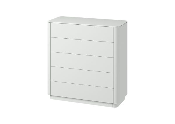 Комод Tammi 5 ящиков ширина 100 см (белый) — изображение 2