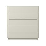 Комод Tammi 5 ящиков ширина 100 см (молочный)