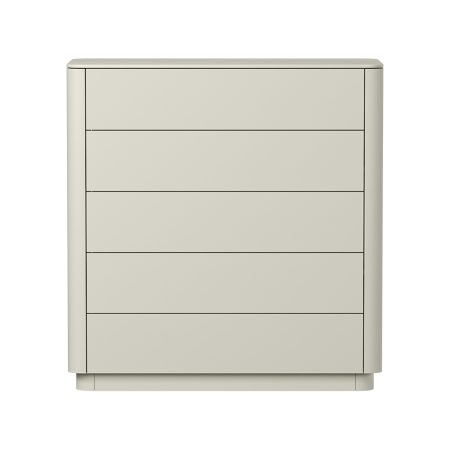 Комод Tammi 5 ящиков ширина 100 см (молочный)