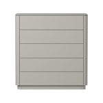 Комод Tammi 5 ящиков ширина 100 см (серо-бежевый)