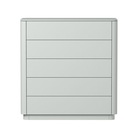 Комод Tammi 5 ящиков ширина 100 см (светло-серый)