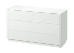Комод Tammi 6 ящиков ширина 140 см (белый) — изображение 2