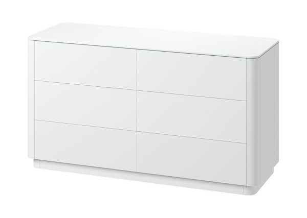 Комод Tammi 6 ящиков ширина 140 см (белый) — изображение 2