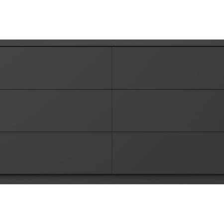 Комод Tammi 6 ящиков ширина 140 см (черный)