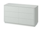 Комод Tammi 6 ящиков ширина 140 см (светло-серый) — изображение 2