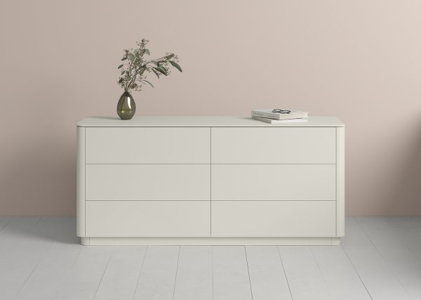 Комод Tammi 6 ящиков ширина 170 см (молочный) — изображение 3