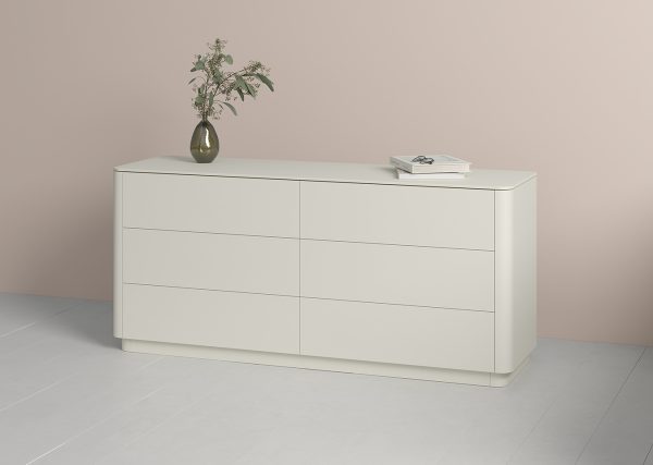 Комод Tammi 6 ящиков ширина 170 см (молочный) — изображение 4
