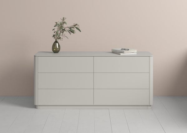 Комод Tammi 6 ящиков ширина 170 см (серо-бежевый) — изображение 3