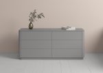 Комод Tammi 6 ящиков ширина 170 см (серый) — изображение 3