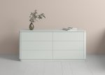 Комод Tammi 6 ящиков ширина 170 см (светло-серый) — изображение 3