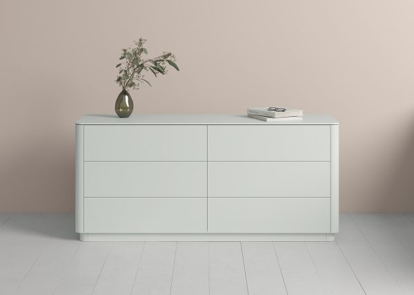 Комод Tammi 6 ящиков ширина 170 см (светло-серый) — изображение 3