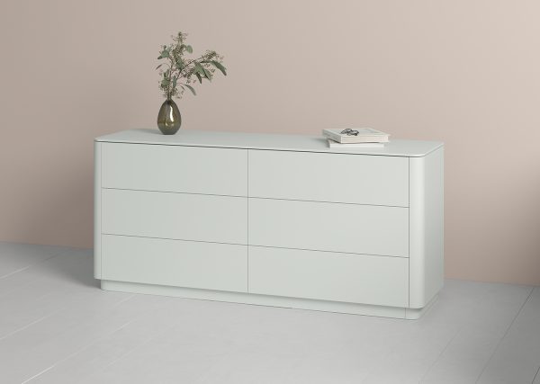 Комод Tammi 6 ящиков ширина 170 см (светло-серый) — изображение 4