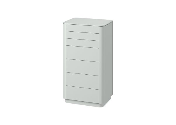 Комод Tammi высокии? 7 ящиков (светло-серый) — изображение 2