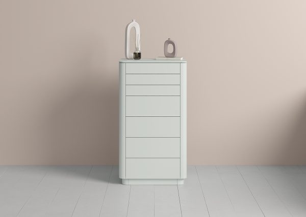 Комод Tammi высокии? 7 ящиков (светло-серый) — изображение 3