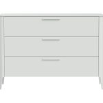 Комод Type 3 ящика ширина 120 см (белый)